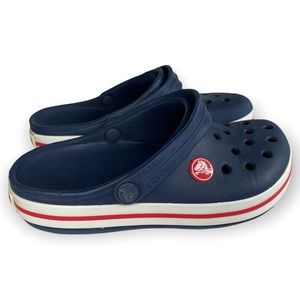 Crocs Classic Sandals Navy Blue Shoes Kids Comfort Size Child 13